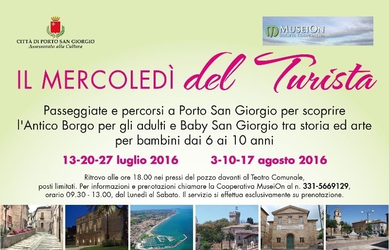 MERCOLEDì DEL TURISTA - 20.07.16